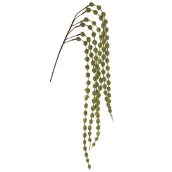 Cascading Thistle Spray Olive Green (105cmH)