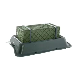 Casket Saddle Single Tray Cage Floral Foam (35x24.5x11.5cmH)