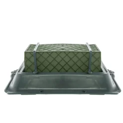 Casket Saddle Single Tray Cage Floral Foam (35x24.5x11.5cmH)