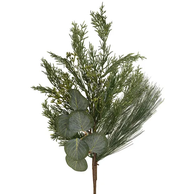 Cedar Pine Eucalyptus Spray Green (50cmH)