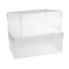 Cello Acetate PVC Corsage Box (10x18x8cmH) Rctang Pk 2 Clear