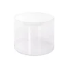 Cello Acetate PVC Corsage Gift Box (15cmDx12cmH) Round Clear