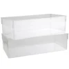 Cello Acetate PVC Corsage Box (11x23x7cmH) Rctang 2 Pk Clear