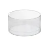 Cello Acetate PVC Corsage Box (10cmDx5cmH) Round Clear