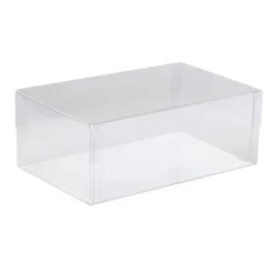 Cello Acetate PVC Corsage Box (8x13.5x5cmH) Rectangle Clear