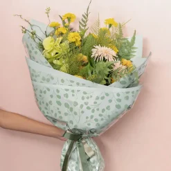 Cello Clear 40mic Eucalyptus Leaves Green Pk100 (50x70cm)