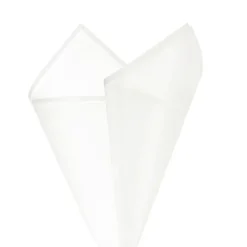 Cello Frosted Hue with Border 50mic White Pk100 (60x60cm)