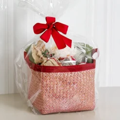 Cello Hamper Bag 40mic Small Pack 100 Clear (35Wx45cmH)