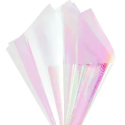 Cello Iridescent 40mic Transparent Clear Pack 100 (50x70cm)