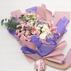 Cello Regal Pro 65mic Lavender (50x70cm) Pack 100