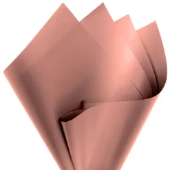 Cello Regal Pro 65mic Metallic Rose Gold (50x70cm) Pack 100