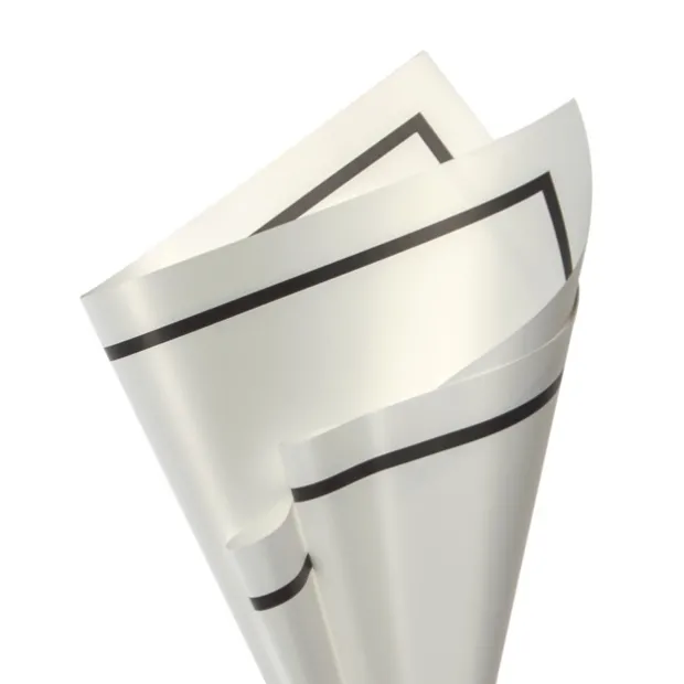 Cello Regal Pro Silhouette 65mic PK100 White Black (50x70cm)