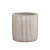 Cement Amelia Cylinder Pot Grey (12Dx12cmH)
