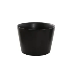 Ceramic Bondi Conical Tapered Set 2 Matte Black (23Dx16cmH)