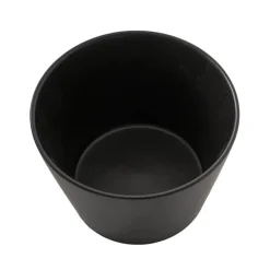 Ceramic Bondi Conical Tapered Set 2 Matte Black (23Dx16cmH)