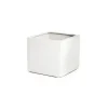 Ceramic Bondi Cube Succulents White (8x8x8cmH)