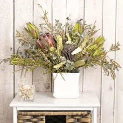 Ceramic Bondi Cube Waisted White (13x13x13cmH)