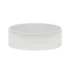 Ceramic Bondi Low Cylinder Bowl Glossy White (30Dx12cmH)