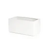 Ceramic Bondi Rectangle Trough White (25x12x12cmH)
