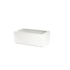 Ceramic Bondi Rectangle Trough White (24x12x9cmH)