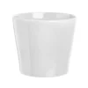 Ceramic Bravo Pot Large Gloss White (23x20cmH)