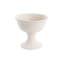 Ceramic Compote Charlotte Vases White (16Dx15cmH)