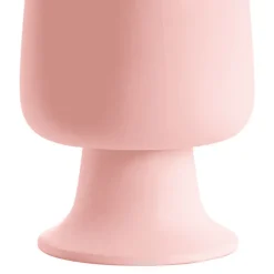Ceramic Compote Isabella Vases Light Pink (13Dx15cmH)