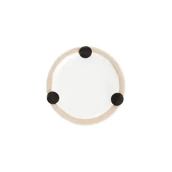 Ceramic Cylinder Pot Mini Satin Matte White (8x7cmH)