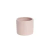 Ceramic Cylinder Pot Mini Satin Matte Soft Pink (8x7cmH)