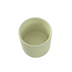 Ceramic Cylinder Pot Satin Matte Sage (8x8cmH)