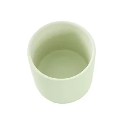 Ceramic Cylinder Pot Satin Matte Sage (15.5x15cmH)