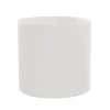 Ceramic Cylinder Pot Satin Matte White (29x28cmH)