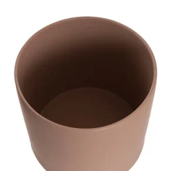 Ceramic Cylinder Pot Satin Matte Nude (30x30cmH)