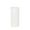 Ceramic Cylinder Pot Satin Matte White (10x25cmH)