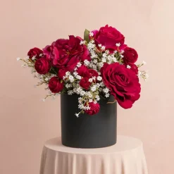 Ceramic Cylinder Pot Satin Matte Black (15.5x15cmH)