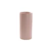 Ceramic Cylinder Vase Satin Matte Soft Pink (10x20cmH)