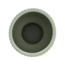 Ceramic Cyprus Egg Cup Vase Matte Sage (15Dx20cmH)