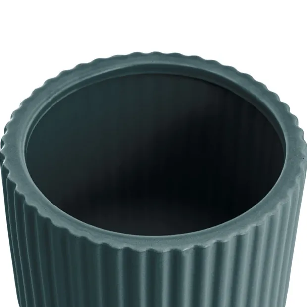 Ceramic Cyprus Egg Cup Vase Matte Jasper (12Dx16cmH)