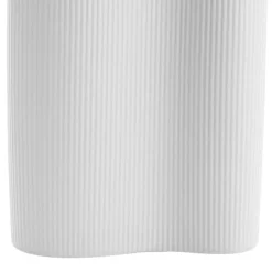 Ceramic Cyprus Muse Vase Matte White (17x7x23cmH)