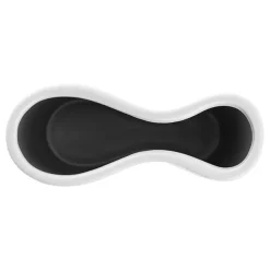 Ceramic Cyprus Muse Vase Matte White (17x7x23cmH)