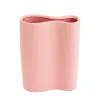 Ceramic Cyprus Muse Vase Matte Light Pink (17x7x23cmH)