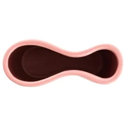 Ceramic Cyprus Muse Vase Matte Light Pink (17x7x23cmH)