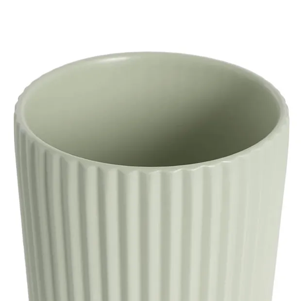 Ceramic Cyprus Vase Matte Sage (16DX17cmH)