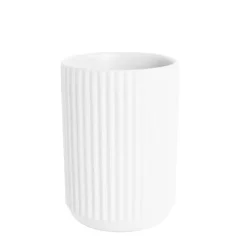 Ceramic Cyprus Vase Matte White (16DX22cmH)