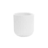 Ceramic Cyprus Vase Matte White (14DX15cmH)