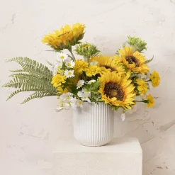 Ceramic Cyprus Vase Matte White (14DX15cmH)