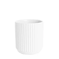 Ceramic Cyprus Vase Matte White (16DX17cmH)