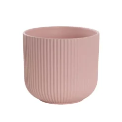 Ceramic Cyprus Vase Matte Blush Pink (22.5DX20cmH)