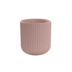 Ceramic Cyprus Vase Matte Blush Pink (14DX15cmH)