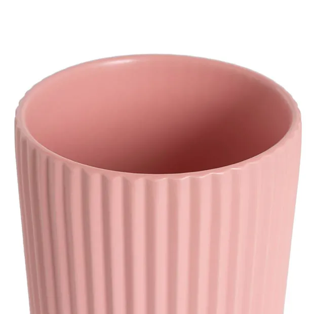 Ceramic Cyprus Vase Matte Light Pink (16DX17cmH)